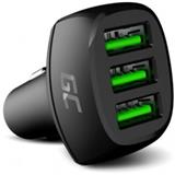 Nabíjačka pre mobil GREEN CELL Power Ride Car Charger 3x USB Ultra Charge, Quick 3.0