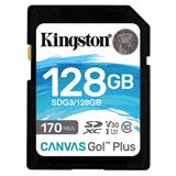 Pamäťová karta KINGSTON Canvas Go! Plus SDXC 128 GB SD adaptér SDG3/128 GB