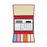 CG Kalkulačka so zásobníkom farebných lep.papierikov, červená