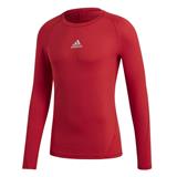 ADIDAS Termo tričko AlphaSkin s dlhým rukávom, červená, XXL CW9490