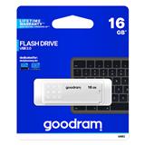 GOODRAM Flash Disk UME2 16 GB USB 2.0 bílá, UME2-0160W0R11