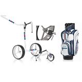 JUCAD Carbon 3-Wheel Racing White Deluxe SET
