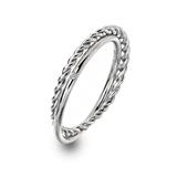 HOT DIAMONDS Luxusný strieborný prsteň s pravým diamantom Jasmine DR210 57 mm