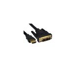 PREMIUMCORD Kabel HDMI - DVI 1m M/M, zlacené kontakty, stíněný kphdmd1