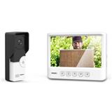 EVOLVE DoorPhone IK06, set video dveřního telefonu s pamětí a barevným displejem, EDS-DPIK06-W