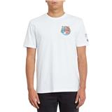 Pánske tričko VOLCOM tričko - Freaks City Fa Ss White Flash WHF veľkosť: S