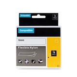Páska do tlačiarni PRINTLINE kompatibilní páska s DYMO 18491, 19mm,3.5m,černý tisk/žlutý p., RHINO nyl.flexi