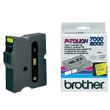 Páska do tlačiarni BROTHER Páska do tiskárny štítků Brother, TX-651, 24mm, černý tisk/žlutý podklad, O