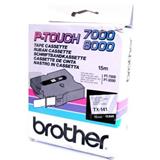 Páska do tlačiarni BROTHER Páska do tiskárny štítků Brother, TX-141, 18mm, černý tisk/průsvitný podklad, O