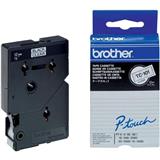 Páska do tlačiarni BROTHER Brother, TC-101, 12mm, černý tisk/průsvitný podklad, O