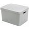 CURVER DOTS L box úložný dekoratívny 39,5 x 29,5 25 cm sivý s bodkami 04711-F52