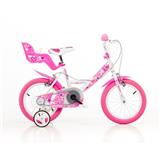 Bicykel ACRA 164RN Bílá+růžový potisk 16" 2015 dětské