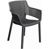 KETER ELISA záhradná stolička, 57,7 x 62,5 79 cm, grafit 17209499