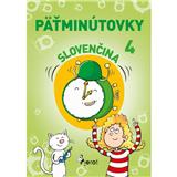 Kniha Päťminútovky zo slovenského jazyka pre 4. ročník Pavol Krajňak