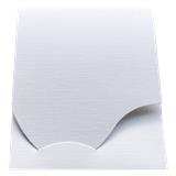 DAIBER 1x100 Folders Wave white Linnen 16019, 16019-292679