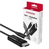 AXAGON RVC-DPC USB-C -> DisplayPort redukce kabel 1.8m, 4K/60Hz