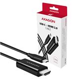 AXAGON RVC-HI2C, USB-C -> HDMI 2.0 redukce kabel 1.8m, 4K/60Hz