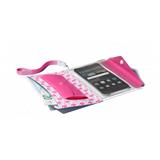 CELLULAR LINE Voděodolné puzdro s peňaženkou Voyager Pochette pre telefóny do veľkosti 5,2 ", ružové