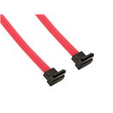 4WORLD HDD kábel | SATA 3 45cm pravý petlice červený