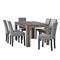 EN CASA Elegantný dubový jedálenský stôl HTFU-1402 - 140 x 90 cm - so 6 stoličkami HTMY-9701