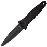 SMITH & WESSON SWHRT3BF Black Boot Knife w/False Edge