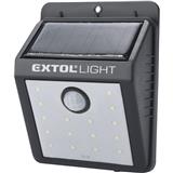 Svietidlo EXTOL 43130 Svetlo LED nástenné so solárnym poanelom a pohybovým senzorom, 120lm, 3.7V/1,2Ah Li-ion