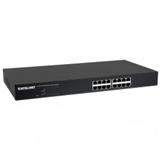 INTELLINET 16-Port Fast Ethernet PoE plus Switch 560849