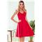 NUMOCO Dámske šaty 307-1 Pola, červená, XL