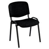 MANUTAN Konferenčná stolička ISO Black, čierna