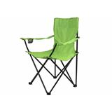 DIVERO Skladacia stolička s držiakom - svetlo zelená