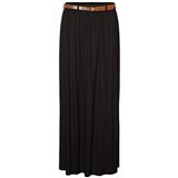 VERO MODA Dámska sukňa VMLINN BELT ANKLE SKIRT Noosa Black veľkosť XS