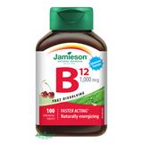 JAMIESON Vitamín B12 1000mcg CHERRY 100 tbl.