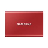Externý disk SAMSUNG externý SSD T7 Serie 2 TB 2,5", červený MU-PC2T0R/WW