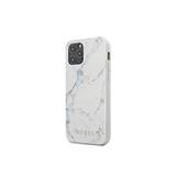 GUESS GUHCP12SPCUMAWH PC/TPU Marble Zadní Kryt pro iPhone 12 White