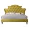 KONDELA Luxusná posteľ , zlatá Velvet látka , 160x200 , REINA