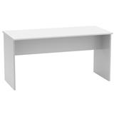 KONDELA Kancelársky stôl , obojstranný , biela , JOHAN 2 NEW 08