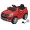 VIDAXL Detské elektrické auto s ovládačom červené Mercedes Benz ML350 6 V 10093