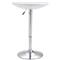 VIDAXL Barový stôl biely Ø60 cm ABS 249771