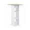 VIDAXL Barový stôl biely 60x60x110 cm 280208