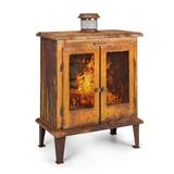 BLUMFELDT Flame Locker , ohnisko , vintage záhradný krb , 58 x 30 cm , oceľ , hrdzavý vzhľad