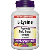 WEBBER NATURALS L-Lysine 1000 mg 60 kapsúl