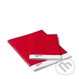 Kniha Zápisník , 2 veľkosti , mäkká väzba - Red 2035
