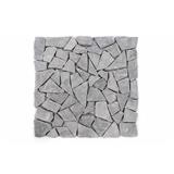 DIVERO Mramorová mozaika Garth - sivá , obklady 1 m2