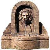 TUIN Záhradná fontána - levia hlava 50 x 54 29 cm