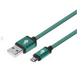 TB TOUCH USB-A/microUSB, zelený , 1,5m
