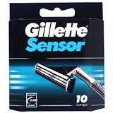 GILLETTE Sensor , Prípravok na holenie - 1ks , 10 ks Náhradních hlavic pre mužov