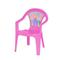 3TOYSM Inlea4Fun umelohmotná stolička pre deti s motívom - Ružová
