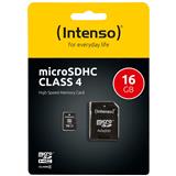 INTENSO Micro SDHC karta 16 GB Class4