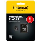 INTENSO Micro SDHC karta 8 GB Class4