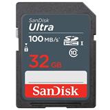 Pamäťová karta SANDISK SDHC karta 32 GB Ultra 100 MB/s Class 10 UHS-I SDSDUNR-032G-GN3IN